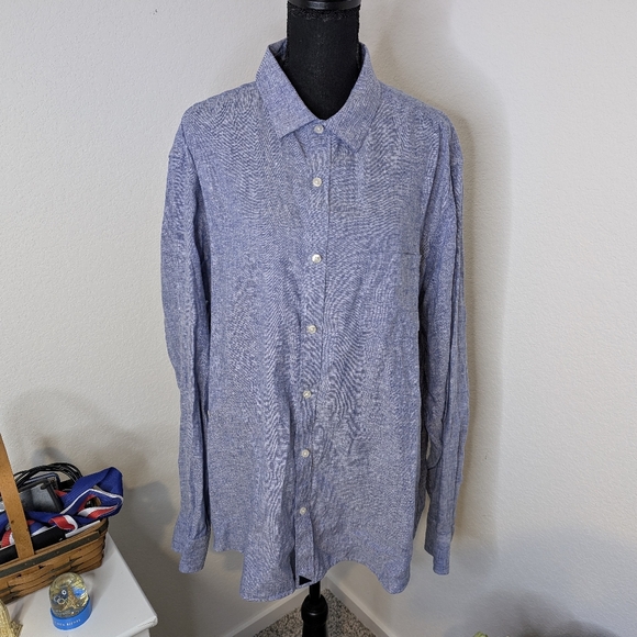 💘 Untuckit Linen Van Santo Shirt XXL - Picture 2 of 6